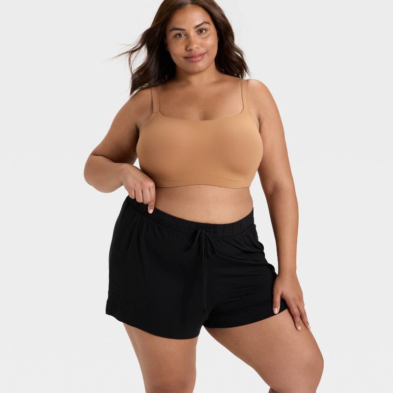 slide 3 of 3, Women's Luxury Collection Luxe Stretch Lightly Lined Scoop Bralette - Auden™ Caramel XXL, 1 ct