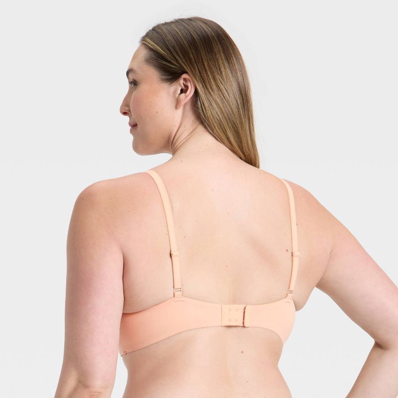 slide 5 of 5, Women's Luxury Collection Luxe Stretch Lightly Lined Scoop Bralette - Auden™ Pearl Tan XL, 1 ct