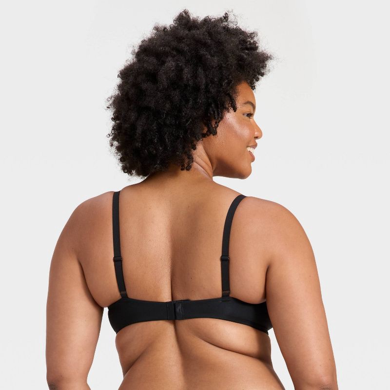 slide 5 of 5, Women's Luxury Collection Luxe Stretch Lightly Lined Scoop Bralette - Auden™ Black S, 1 ct