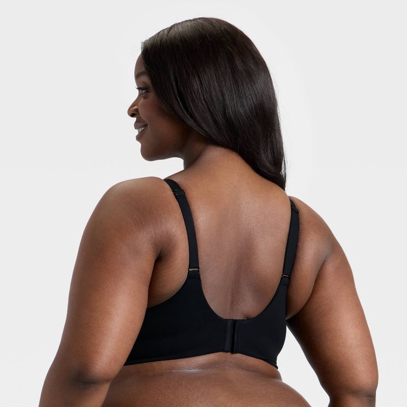 slide 2 of 3, Women's Luxury Collection Luxe Stretch Lightly Lined Scoop Bralette - Auden™ Black XXL, 1 ct