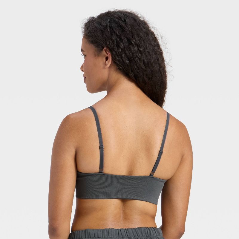slide 2 of 5, Women's Seamless Wirefree Push Up Bra - Wild Fable™ Steel Gray S, 1 ct