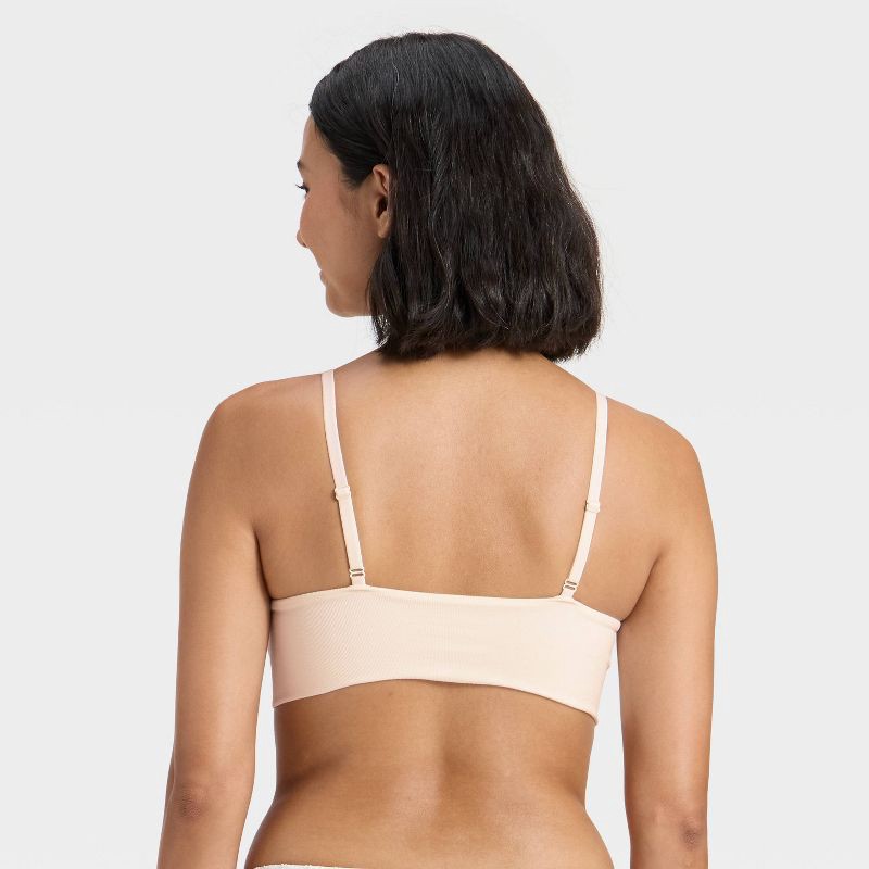 slide 2 of 5, Women's Seamless Wirefree Push Up Bra - Wild Fable™ Fresh White XXL, 1 ct