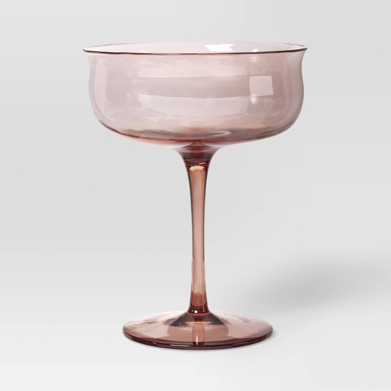 slide 1 of 3, 13oz Vintage Stemmed Tall Coupe Cocktail Rustic Barn - Threshold™, 13 oz