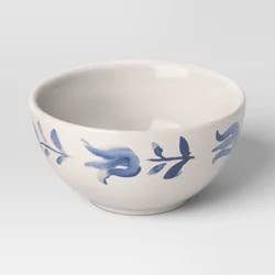 8 fl oz Stoneware Mini Bowl Blue Floral - Threshold™