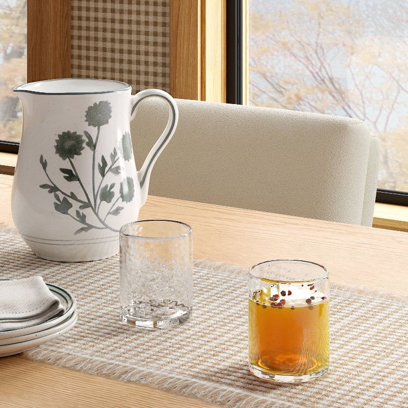 slide 2 of 3, 11oz Short Hammered Glass - Threshold™, 11 oz