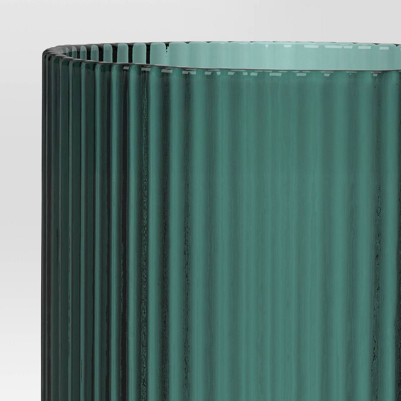 slide 3 of 3, 8.4oz Cassin Ribbed Short Tumbler Green - Threshold™, 8.4 oz