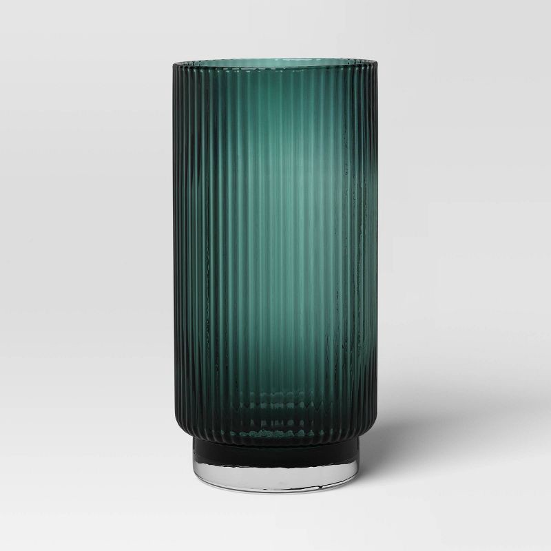 slide 1 of 3, 20.2oz Cassin Ribbed Tall Tumbler Green - Threshold™, 20.2 oz