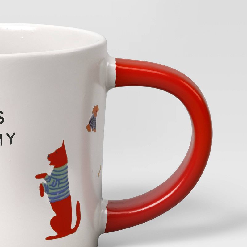 slide 3 of 3, 17oz Stoneware HOME IS WHERE MY DOG IS Mug - Room Essentials™, 17 oz