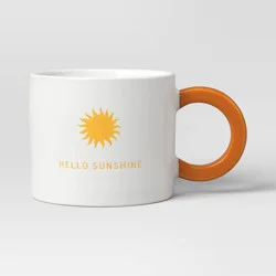 16oz Stoneware HELLO SUNSHINE Mug - Room Essentials™