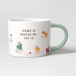 17oz Stoneware HOME IS WHERE MY CAT IS Mug - Room Essentials™