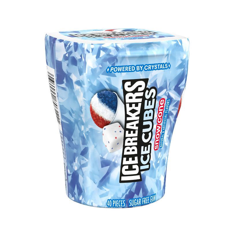 slide 2 of 7, Ice Breakers Ice Cubes Snow Cone Flavored Sugar Free Chewing Gum - 3.24oz, 3.24 oz