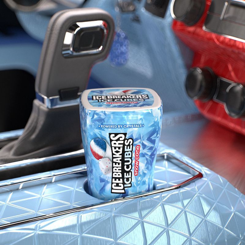 slide 6 of 7, Ice Breakers Ice Cubes Snow Cone Flavored Sugar Free Chewing Gum - 3.24oz, 3.24 oz