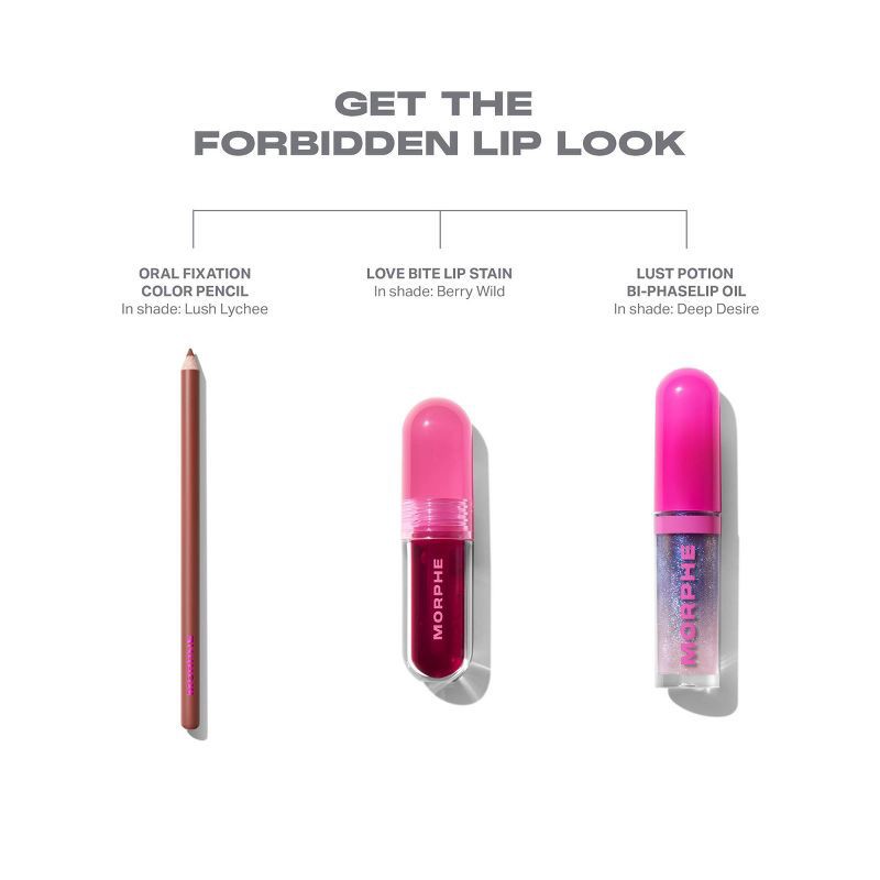 slide 8 of 10, Morphe Love Bite Lip Stain - Berry Wilder - 0.09 fl oz - Ulta Beauty, 0.09 fl oz