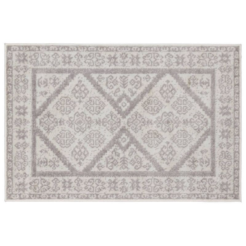 slide 1 of 5, Mohawk 4'x6' Persian Woven Area Rug Neutrals, 1 ct