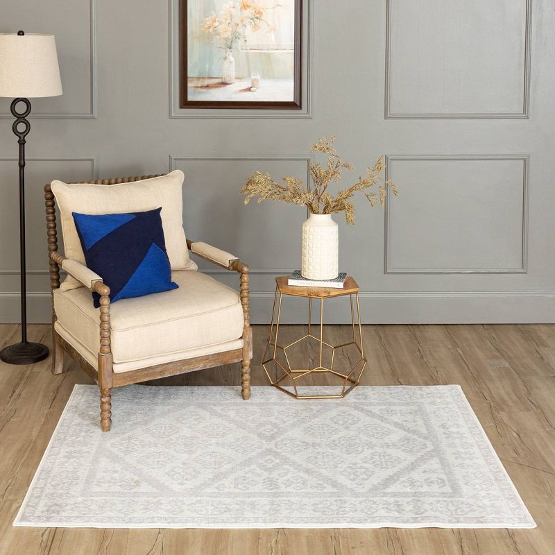 slide 5 of 5, Mohawk 4'x6' Persian Woven Area Rug Neutrals, 1 ct