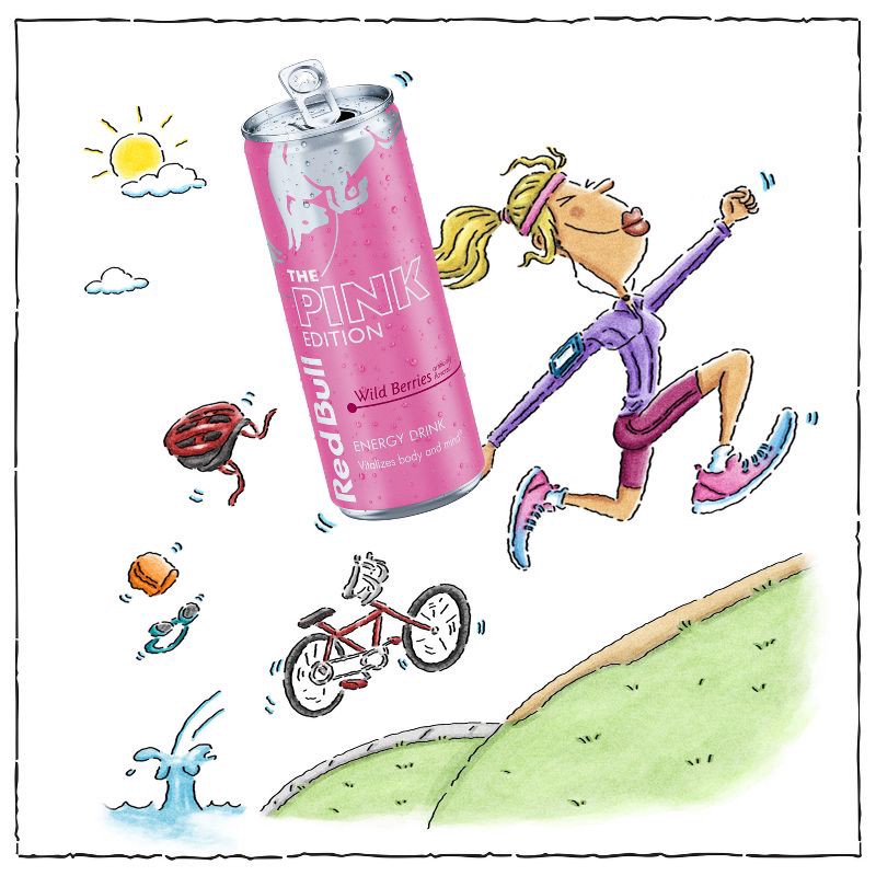 slide 2 of 9, Red Bull Pink Edition Energy Drink - 12 fl oz Can, 12 fl oz