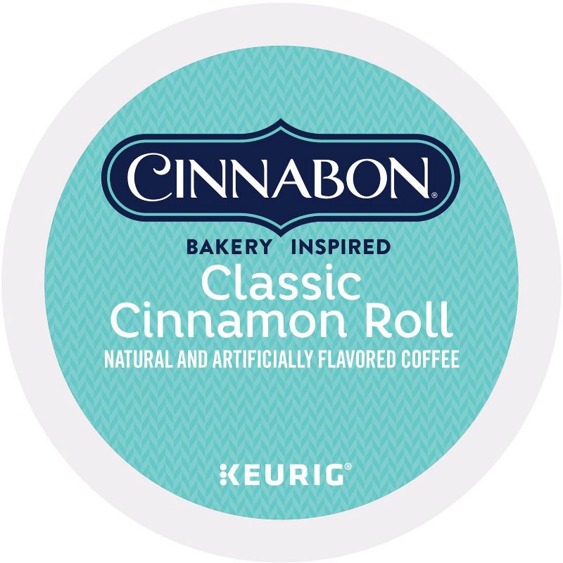 slide 11 of 14, Cinnabon Classic Cinnamon Roll Flavored Keurig K-Cup Medium Roast Coffee Pods -10ct, 10 ct
