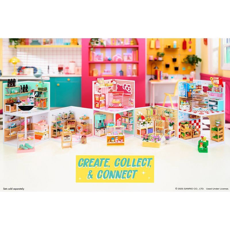 slide 7 of 7, MGA's Miniverse Make It Mini Spaces Hello Kitty, Building Set, 1 ct