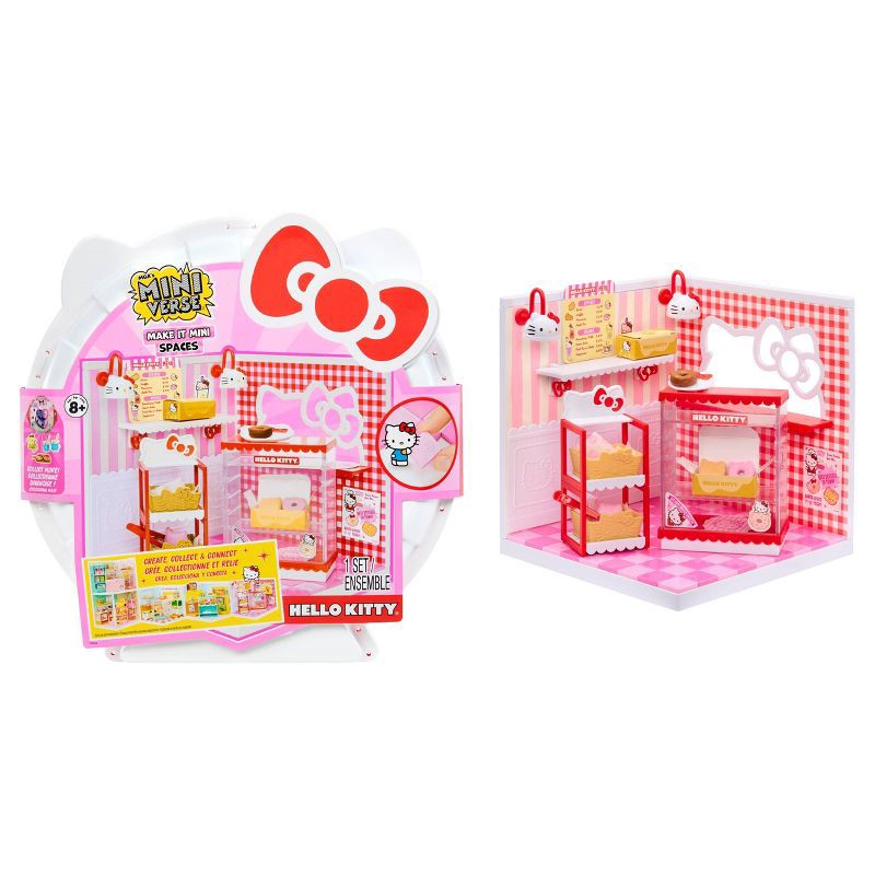 slide 1 of 7, MGA's Miniverse Make It Mini Spaces Hello Kitty, Building Set, 1 ct