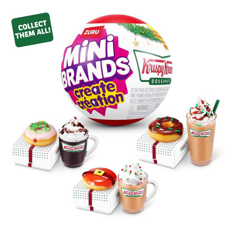 slide 2 of 10, Mini Brands Krispy Kreme Christmas Series 1, 1 ct