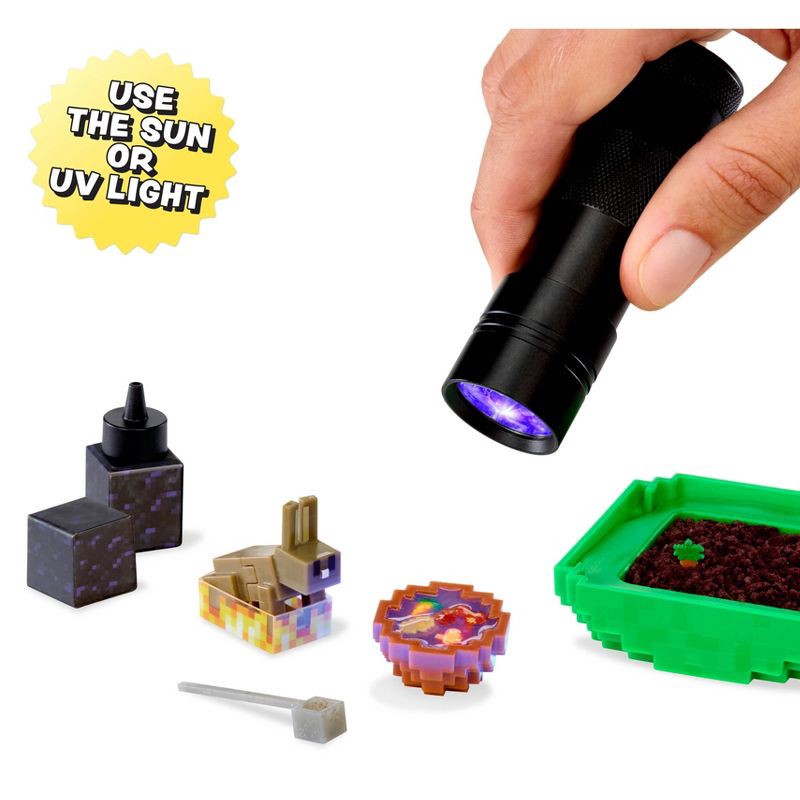 slide 4 of 7, MGA's Miniverse Make It Mini Minecraft - Crafting, Mining, Pixel, Tools, Animals, 1 ct