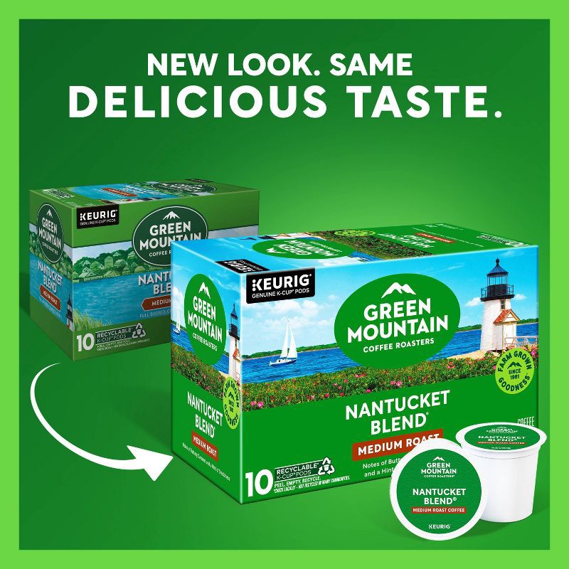 slide 2 of 19, Green Mountain Nantucket Blend Keurig K-Cup Medium Roast Coffee Pods - 10ct, 10 ct