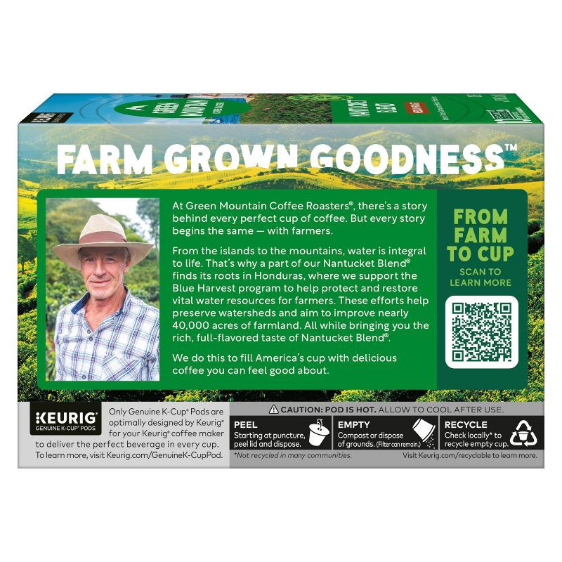 slide 19 of 19, Green Mountain Nantucket Blend Keurig K-Cup Medium Roast Coffee Pods - 10ct, 10 ct