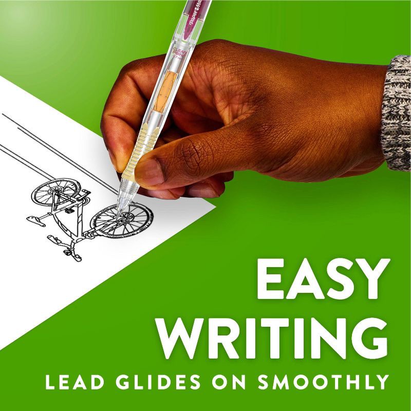 slide 2 of 7, Paper Mate 3ct Clearpoint Mechanical Pencil Color Block Special Edition 0.7mm Lead Blue/Red/Lime, 3 ct