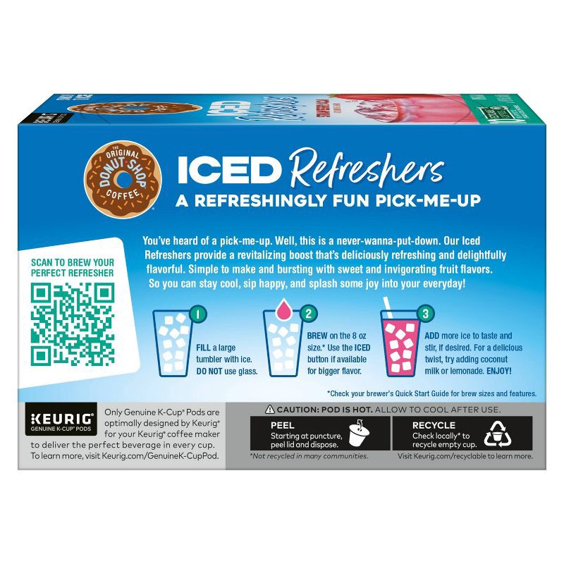 slide 16 of 16, The Original Donut Shop Strawberry Acai Keurig K-Cup Iced Refresher Pods - 10ct, 10 ct