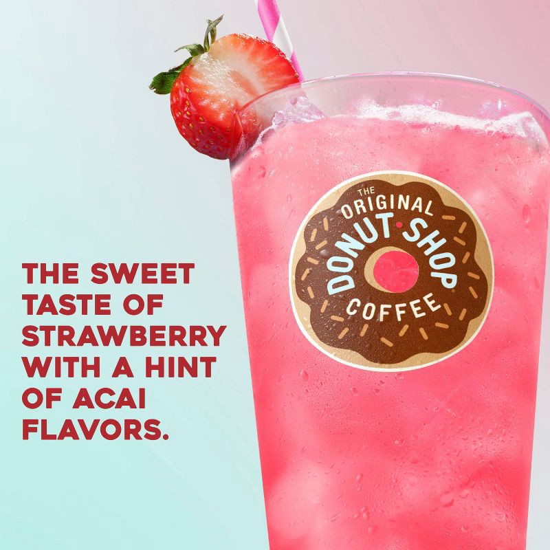 slide 4 of 16, The Original Donut Shop Strawberry Acai Keurig K-Cup Iced Refresher Pods - 10ct, 10 ct