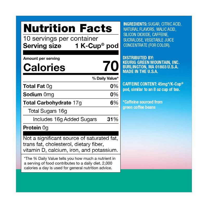 slide 9 of 16, The Original Donut Shop Strawberry Acai Keurig K-Cup Iced Refresher Pods - 10ct, 10 ct