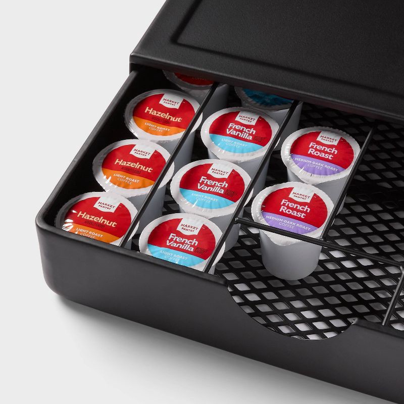 slide 3 of 3, Coffee Pod Under Brewer Storage Drawer and Rubber Wood Knob - Brightroom™, 1 ct
