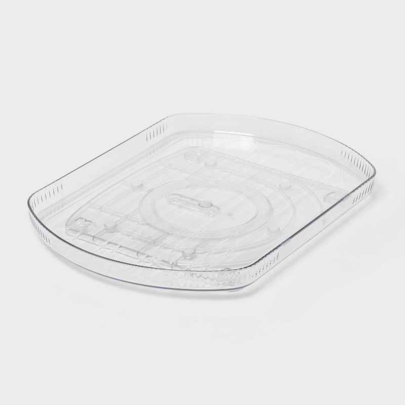 slide 1 of 3, Fridge Rectangular Lazy Susan Turntable Organizer - Brightroom™, 1 ct