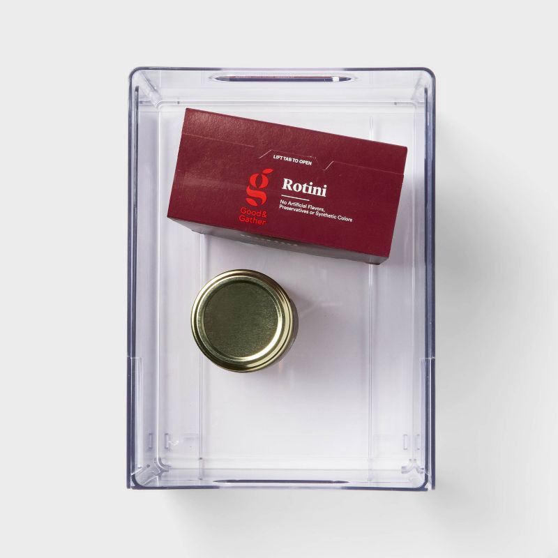 slide 3 of 4, Plastic Expandable Deep Pantry Bin - Brightroom™, 1 ct