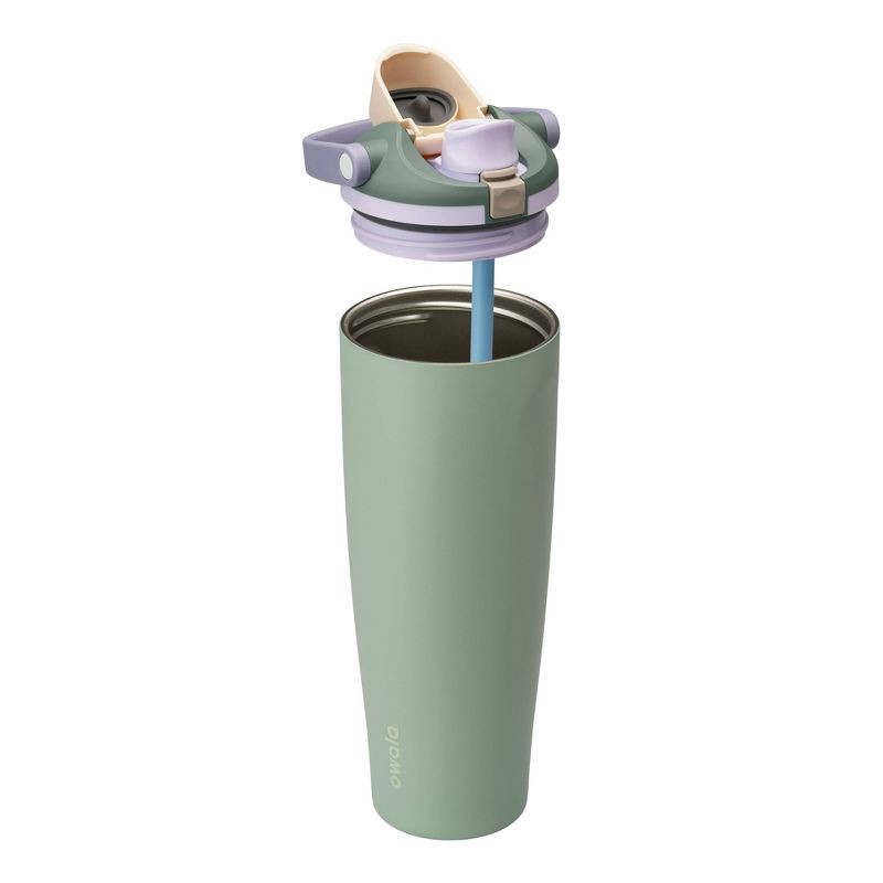 slide 5 of 6, Owala 40oz FreeSip Sway Stainless Steel Tumbler - Misty Meadow, 40 oz