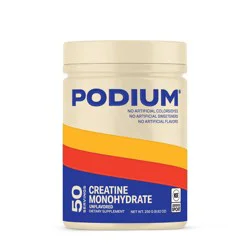 Podium Nutrition Creatine Monohydrate Energy Drink - Unflavored - 8.82oz/50 Servings