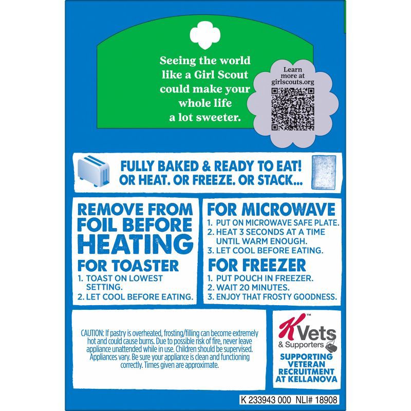 slide 10 of 10, Pop-Tarts Girl Scouts Frosted Coconut Caramel Filling Toaster Pastries - 13.5oz/8ct, 13.5 oz, 8 ct