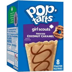 Pop-Tarts Girl Scouts Frosted Coconut Caramel Filling Toaster Pastries - 13.5oz/8ct
