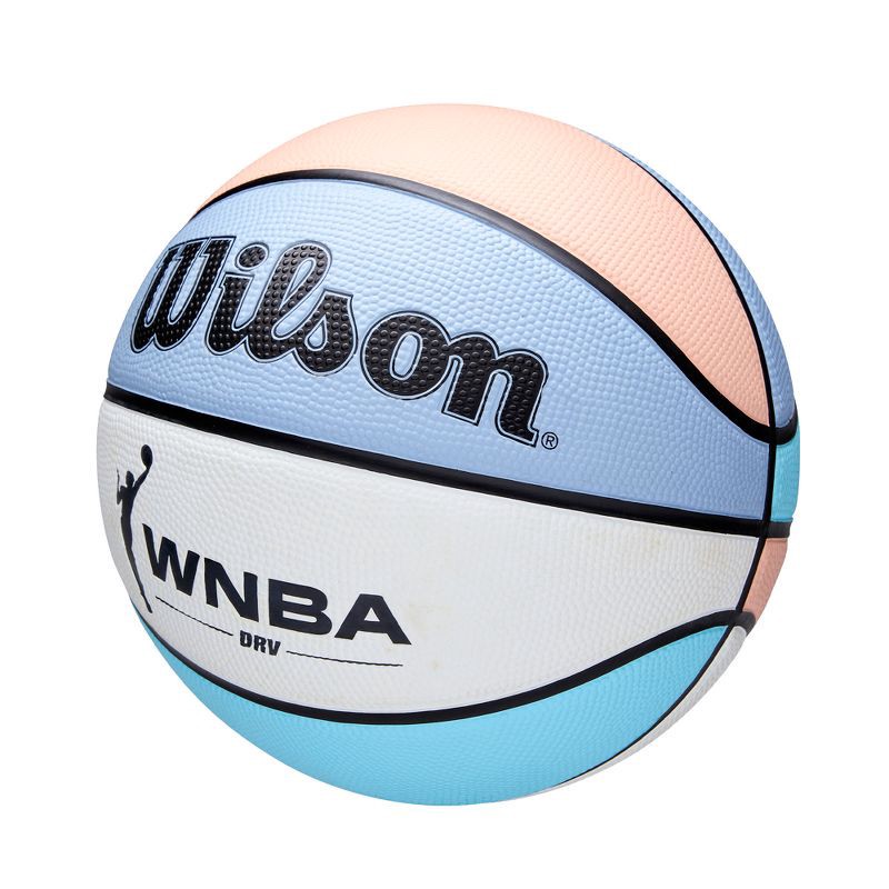 slide 3 of 7, Wilson WNBA DRV Summer Basket 6 Basketball: Butyl Bladder, Rubber Shell, Age 9+, 1 ct