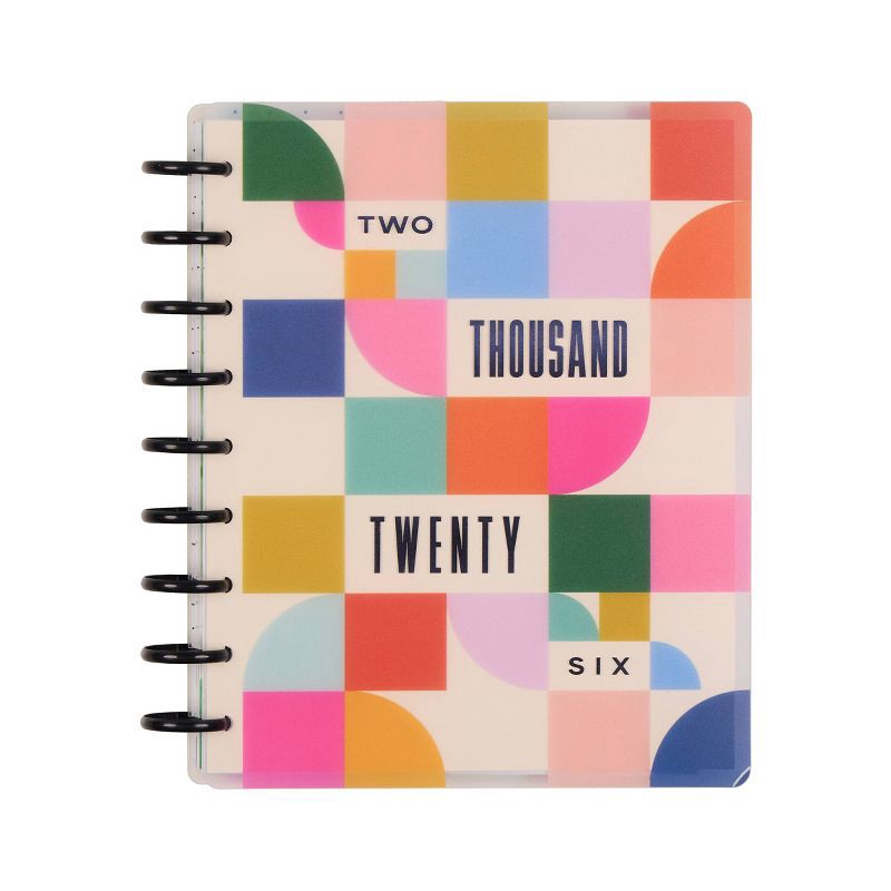 slide 2 of 18, The Happy Planner 7"x9.25" 2026 Groovy Grids Classic 12 Months Bound Dated Planner, 1 ct