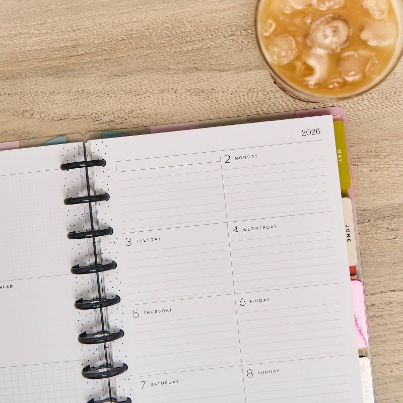 slide 17 of 18, The Happy Planner 7"x9.25" 2026 Groovy Grids Classic 12 Months Bound Dated Planner, 1 ct