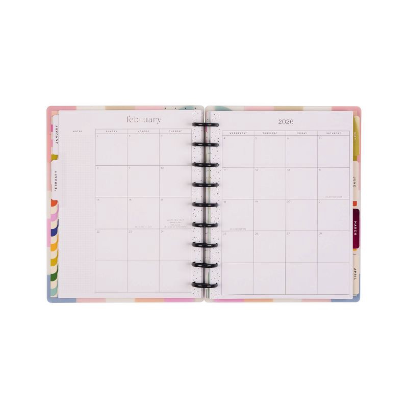 slide 4 of 18, The Happy Planner 7"x9.25" 2026 Groovy Grids Classic 12 Months Bound Dated Planner, 1 ct
