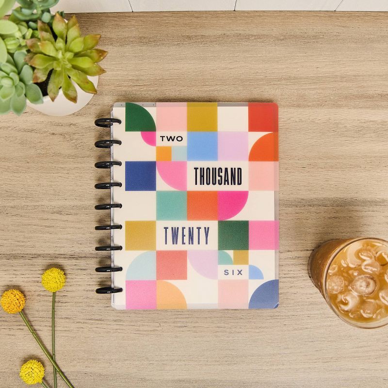 slide 8 of 18, The Happy Planner 7"x9.25" 2026 Groovy Grids Classic 12 Months Bound Dated Planner, 1 ct