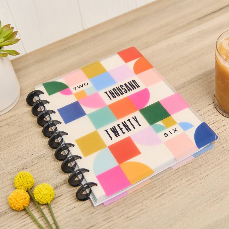 slide 9 of 18, The Happy Planner 7"x9.25" 2026 Groovy Grids Classic 12 Months Bound Dated Planner, 1 ct