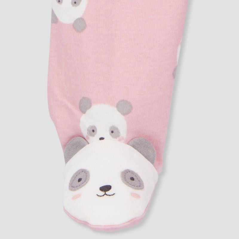 slide 4 of 5, Carter's Just One You® Baby Girls' Panda Printed Sleep N' Play - Pink 3M, 1 ct