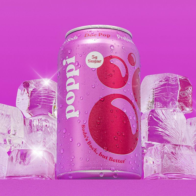 slide 3 of 4, poppi Doc Pop Prebiotic Soda - 12 fl oz Can, 12 fl oz