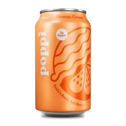 poppi Orange Cream Prebiotic Soda - 12 fl oz Can