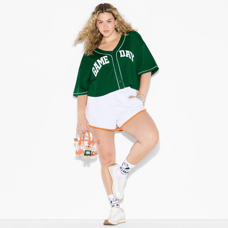 slide 2 of 5, Game Day Clear Pouchette Crossbody Bag - Wild Fable™ Orange, 1 ct