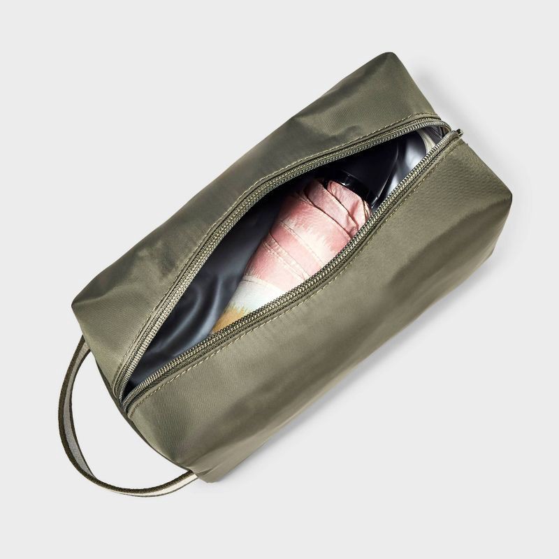 slide 3 of 4, Collegiate Zip Pouch - Wild Fable™ Green, 1 ct