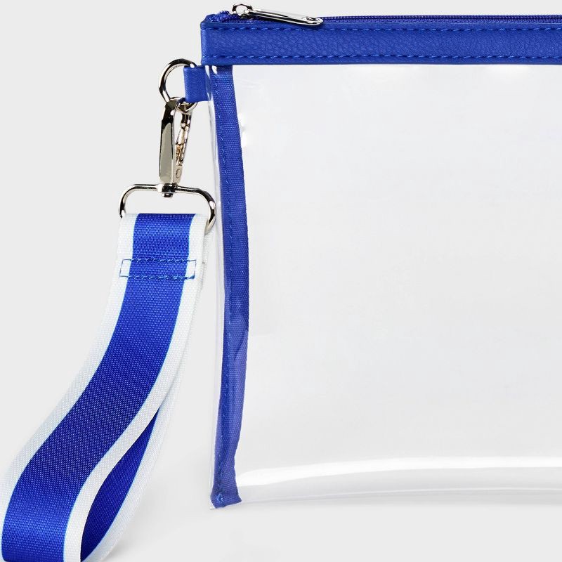 slide 4 of 4, Game Day Clear Wristlet Clutch - Wild Fable™ Blue, 1 ct